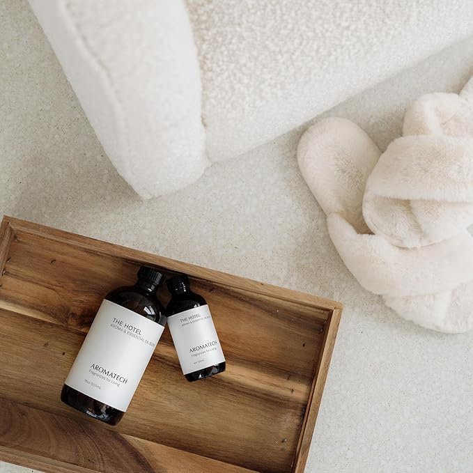 AromaTech The Hotel Aroma Essential Oil Blend: Luxury Hotel Inspired Aromatherapy with Lemon, Lavender, Peach & Pine for Ultrasonic Diffusers & Nebulizers (500 mL, The Hotel)