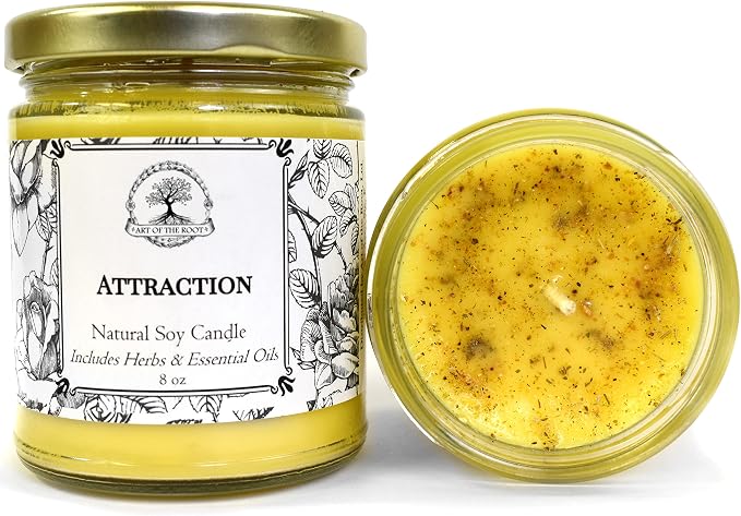 Attraction Spell Candle Prosperity Love Money Hoodoo Wiccan Pagan Magick