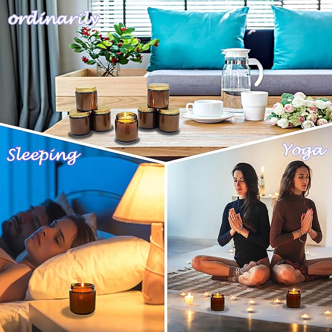 24 Pcs 4 Oz Mini Soy Candles,Eucalyptus Mint Scented Candles Set,Bulk Aromatherapy Candle,Suitable as Gifts or Souvenirs for Occasions Such as Birthdays and Weddings.