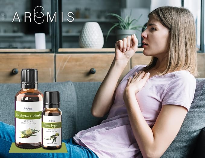 ArOmis Eucalyptus Globus Essential Oil - 100% Pure Therapeutic Grade - Undiluted, Premium Oil - 150 Micron Filtered, Perfect for Aromatherapy Diffusers (30ml / 1 fl oz)