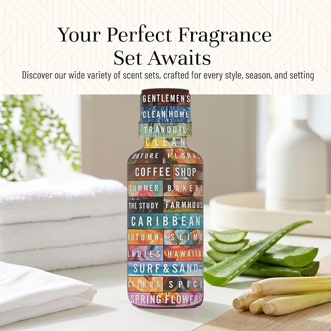 P&J Trading Clean Trio Set of 3 - Fresh Cotton, Aloe & Lemongrass - Premium Concentrated Trio Set for Candle Making, Diffusers, Soap Making, Car Freshies & DIY Crafts - USA Made, 30 ML