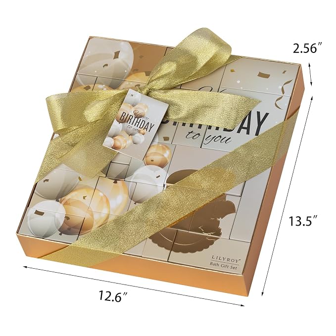 24Pcs Happy Birthday Gifts for Women Mom - Birthday Presents Spa Gift Set