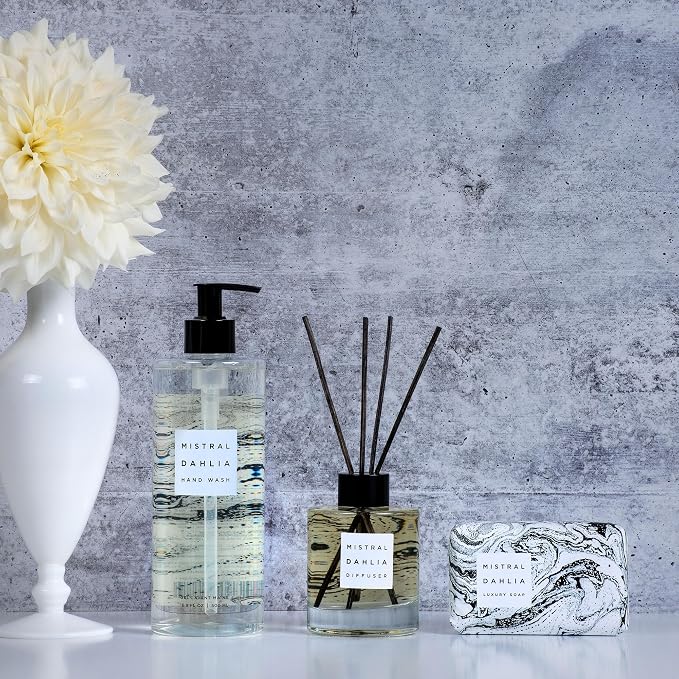 Mistral Marbles Home Fragrance Diffuser, Dahlia
