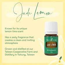 Young Living Jade Lemon Premium Essential Oil - 5ml - Citrus Flavor - Fresh, Uplifting, Purifying - Lime Aroma