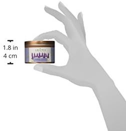 Aroma Naturals Tin Candle Lavender Essential Oil Natural Soy Scented, Tranquility, 2 Count