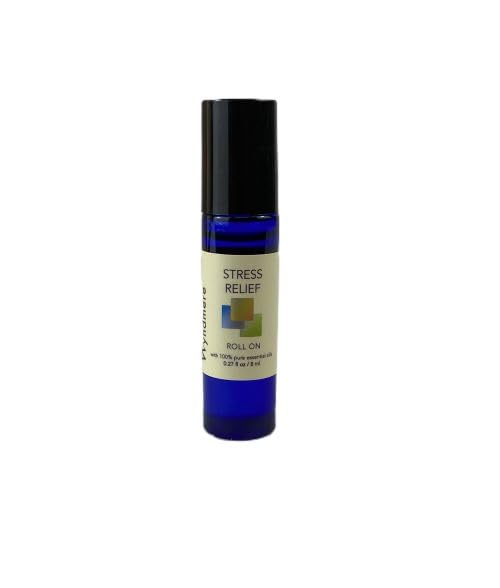 Wyndmere Stress Relief Aromatherapy Roll-On — Pure Essential Oils Pre-Diluted in Jojoba — 8ml
