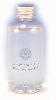 Zodax Grand Casablanca Porcelain Oil Diffuser Refills - Scented Oil for Aromatherapy Diffusers - Ideal for The Office, Living Room, Bathroom, and Home - Casablanca Lily Scent - 3.38 Oz. - Set of 2