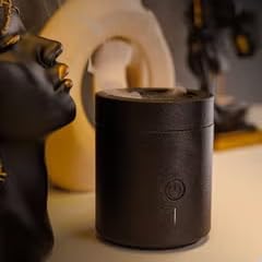 Incense Burner, Portable Rechargeable USB Aroma Diffuser, Special Coal briquette Incense Burner, Arabic Electronic Incense Burner, Home décor (Black)
