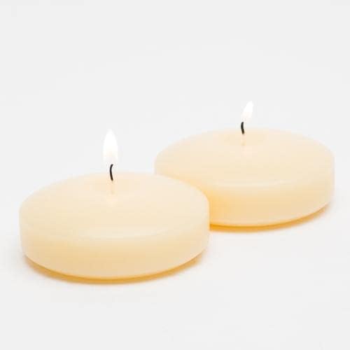 72 Ivory Richland Floating Candles 3"