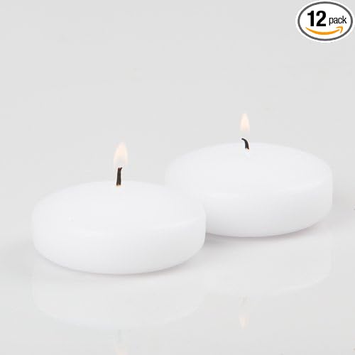Richland® 3" Floating Candles White Unscented Set of 12