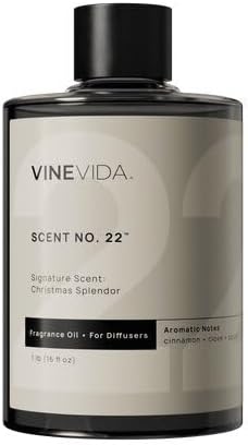 VINEVIDA [16 Fl Oz] Christmas Splendor Fragrance Oil for Cold Air Diffusers, Essential Oils for Diffuser Oil Refill & Air Freshener Room Spray