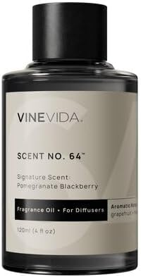 VINEVIDA [4 Fl Oz] Pomegranate Berry Fragrance Oil for Cold Air Diffusers, Essential Oils for Diffuser Oil Refill & Air Freshener Room Spray