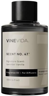 VINEVIDA [4 Fl Oz] Lavender Vanilla Fragrance Oil for Cold Air Diffusers, Essential Oils for Diffuser Oil Refill & Air Freshener Room Spray