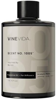 VINEVIDA [16 Fl Oz] Scent NO. 1005 Fragrance Oil for Cold Air Diffusers, Aromatic Notes of Neroli Jasmine Musk, Essential Oils for Diffuser Oil Refill & Air Freshener Room Spray