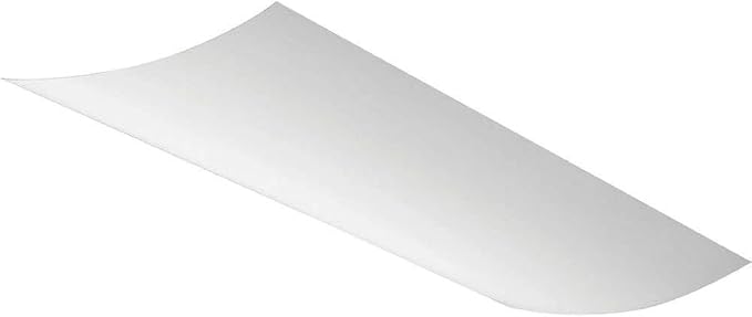 Beam Lighting Smooth White Acrylic Overlay Film | 46-13/16" x 9-15/16" | Replacement for Lithonia Part U360004 (1-Pack White Overlay Film)