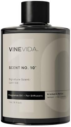 VINEVIDA Lush Ice Fragrance Oil for Cold Air Diffusers - 16 Fl Oz - Essential Oils for Diffuser Oil Refill & Air Freshener Room Spray