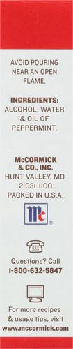 McCormick Pure Peppermint Extract, 1 fl oz (Pack of 2)