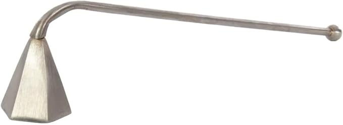 Alice Lane Nickel Candle Snuffer Home Collection – Candle Wick Snuffer Extinguish Accessory – Elegant Luxury for Home or Office