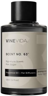 VINEVIDA [4 Fl Oz] Pink Sugar Fragrance Oil for Cold Air Diffusers, Essential Oils for Diffuser Oil Refill & Air Freshener Room Spray