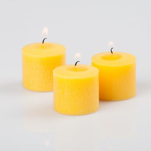 Set of 24 Richland® Votive Candles Yellow Unscented