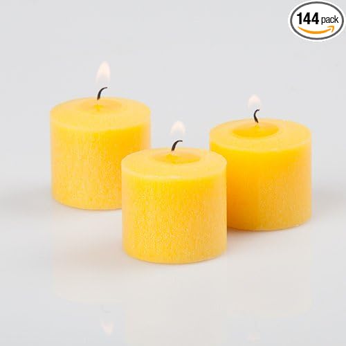 Richland® Votive Candles Yellow Lemon Meringue Scented 10 Hour Burn Set of 144
