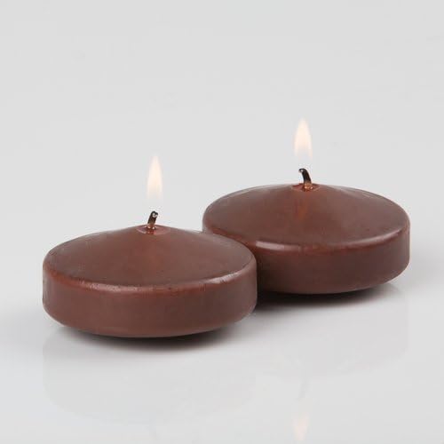 72 Brown Richland Floating Candles 3"