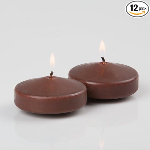 Richland Floating Candles 3" Brown Set of 12