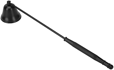 Candle Snuffer Set, Vintage Black Long Handle Stainless Steel Candle Snuffer for Safely Extinguishing Flames Minimal Smoke Home Decor