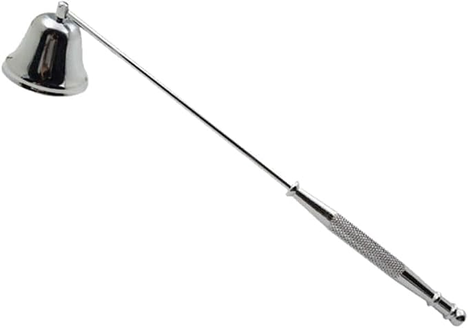 Metal Candle Snuffer with Extra Long Handle and Candle Wick Snuffers and Sleeves Accessories for Home Decor