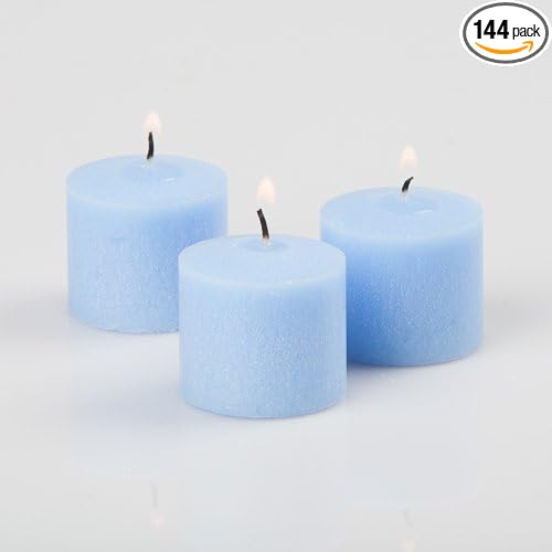 Richland® Votive Candles Light Blue Ocean Breeze Scented 10 Hour Burn Set of 144
