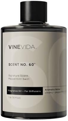 VINEVIDA [16 Fl Oz] Peppermint Swirl Fragrance Oil for Cold Air Diffusers, Essential Oils for Diffuser Oil Refill & Air Freshener Room Spray