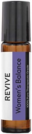 Women's Balance Essential Oil Roll-On by Revive Essential Oils - 100% Pure Therapeutic Grade, for Diffuser, Humidifier, Massage, Aromatherapy, Skin & Hair Care