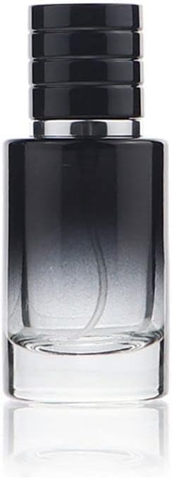 Black Perfume Atomizer Portable High-Grade Glass Spray 30ml Refillable Small Bottle Travel Cosmetics Outdoor Dispensing Mini Spray Bottle,Refillable Containers,Refillable Cosmetic Spray Bottles
