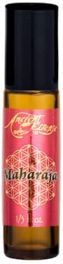 Ancient Essence Maharaja Roll On Essential Oil a Delicate Patchouli Blended with Myrrh and Amber Adorn Yourself with Confidence Self Care Luxury (1/3 FL OZ)