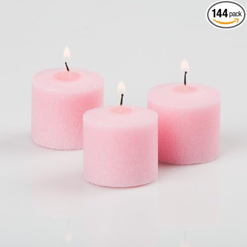 Richland® Votive Candles Pink Gardenia Scented 10 Hour Burn Set of 144