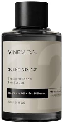 VINEVIDA [4 Fl Oz] Blue Spruce Fragrance Oil for Cold Air Diffusers, Essential Oils for Diffuser Oil Refill & Air Freshener Room Spray
