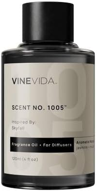 VINEVIDA [4 Fl Oz] Scent NO. 1005 Fragrance Oil for Cold Air Diffusers, Aromatic Notes of Neroli Jasmine Musk, Essential Oils for Diffuser Oil Refill & Air Freshener Room Spray