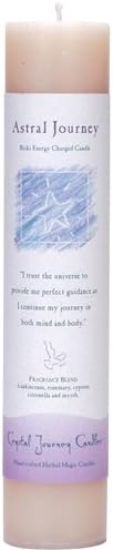 CRYSTAL JOURNEY Candle Pillar Astral Journey, 1 EA