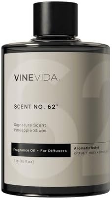 VINEVIDA [16 Fl Oz] Pineapple Slices Fragrance Oil for Cold Air Diffusers, Essential Oils for Diffuser Oil Refill & Air Freshener Room Spray