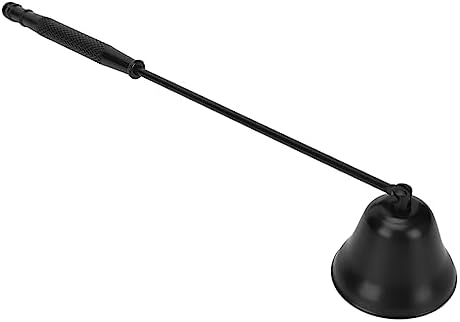 Candle Snuffer Set, Vintage Black Long Handle Stainless Steel Candle Snuffer for Safely Extinguishing Flames Minimal Smoke Home Decor