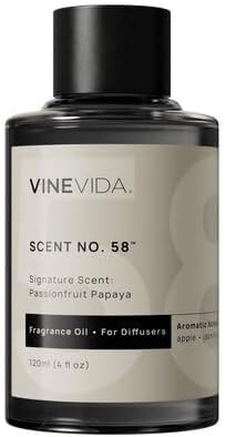 VINEVIDA [4 Fl Oz] Passionfruit Papaya Fragrance Oil for Cold Air Diffusers, Essential Oils for Diffuser Oil Refill & Air Freshener Room Spray