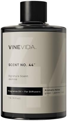 VINEVIDA [16 Fl Oz] Jasmine Fragrance Oil for Cold Air Diffusers, Essential Oils for Diffuser Oil Refill & Air Freshener Room Spray