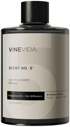 VINEVIDA [16 Fl Oz] Banana Fragrance Oil for Cold Air Diffusers, Essential Oils for Diffuser Oil Refill & Air Freshener Room Spray