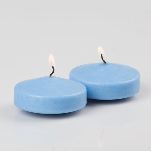72 Light Blue Richland Floating Candles 3"