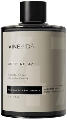 VINEVIDA [16 Fl Oz] Lavender Vanilla Fragrance Oil for Cold Air Diffusers, Essential Oils for Diffuser Oil Refill & Air Freshener Room Spray