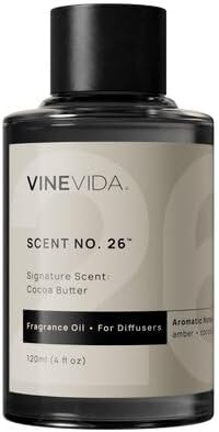 VINEVIDA [4 Fl Oz] Cocoa Butter Fragrance Oil for Cold Air Diffusers