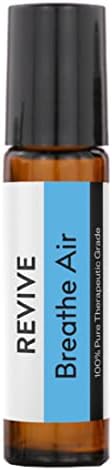 Breathe Air Essential Oil Blend Roll-On by Revive Essential Oils - 100% Pure Therapeutic Grade, for Diffuser, Humidifier, Massage, Aromatherapy, Skin & Hair Care