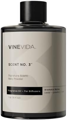VINEVIDA [16 Fl Oz] Baby Powder Fragrance Oil for Cold Air Diffusers, Essential Oils for Diffuser Oil Refill & Air Freshener Room Spray