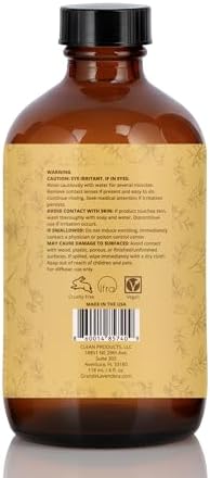 Grande Lavendera® Citrus Drift Fragrance Oil Blend, Luxury Hotel Inspired Aromatherapy Scent Diffuser Oil, Bolder Fragrance with Bergamot, Lemon & Lemongrass, USA Made, 4 fl oz / 118 mL