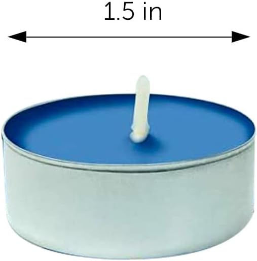 DecorRack 30 Tealight Candles, Aqua Breeze Scented, Pleasant Fragrance Candle, Aromatherapy, Scented Home Decor, Votive Long Lasting Candles (Pack of 30)